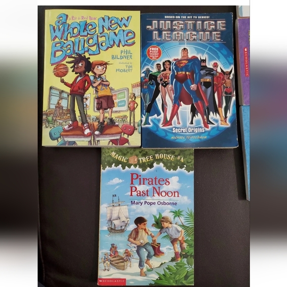 *: Mix lot 11 books boy characters stick dog captain underpants rip & red kids - Picture 4 of 9